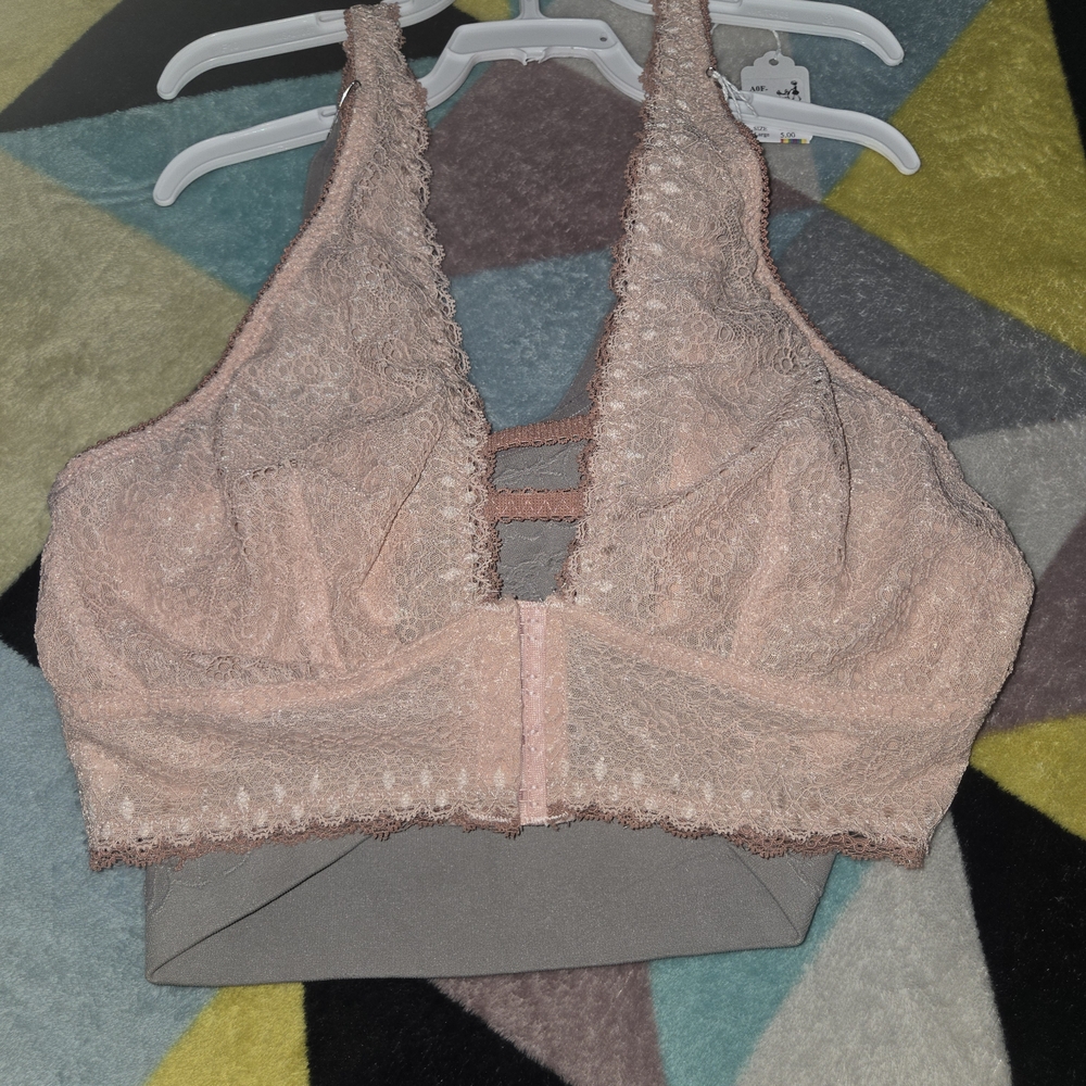 Together Lace Bralette in Soft Pink